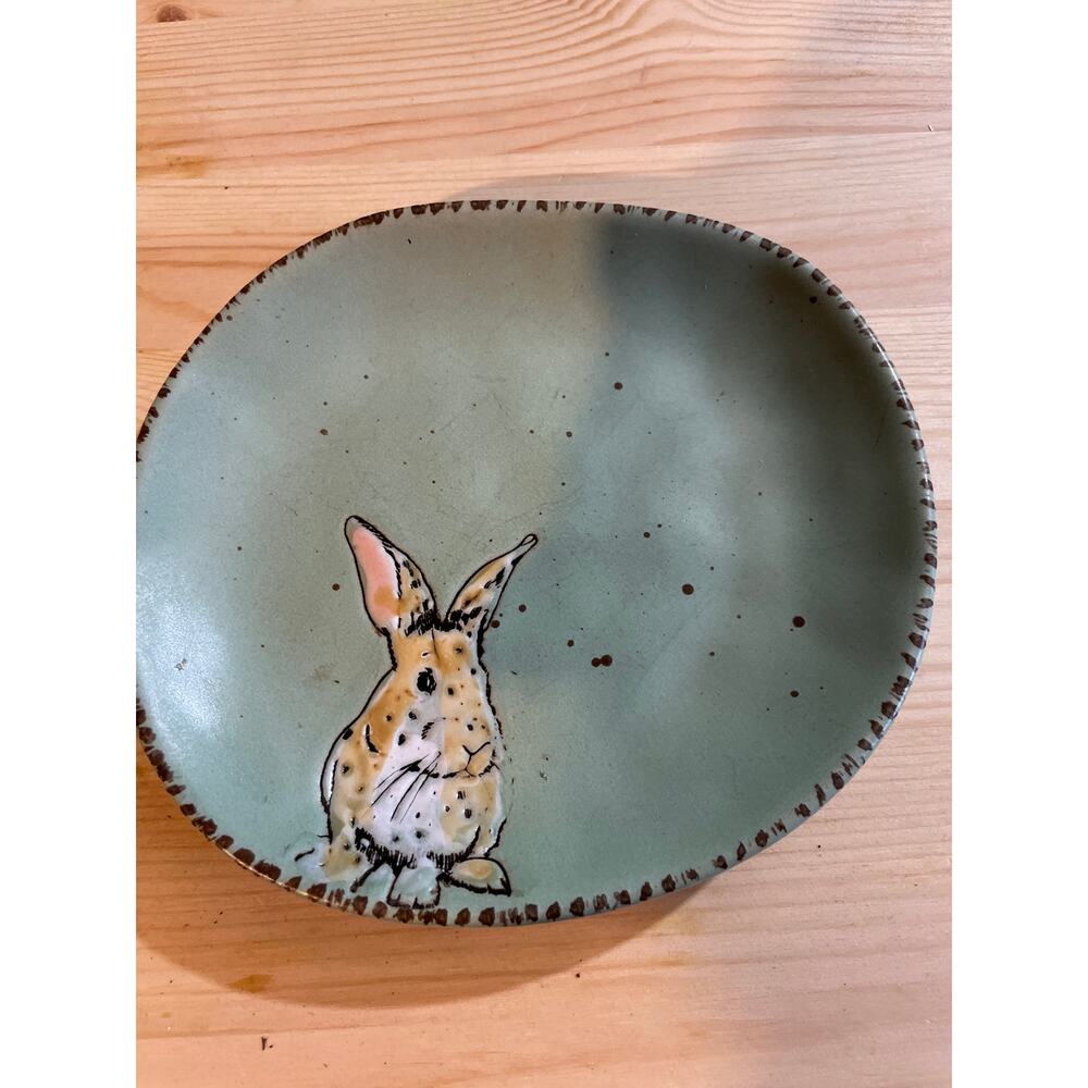 Spectrum Designs Bunny Decorator Dish 2018 Microwave and dishwasher safe
